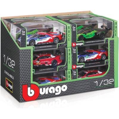 Bburago Auta HOBBY display 18ks 1:32 assort