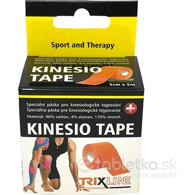 KINESIO TAPE TRIXLINE oranžová 5 cm x 5 m