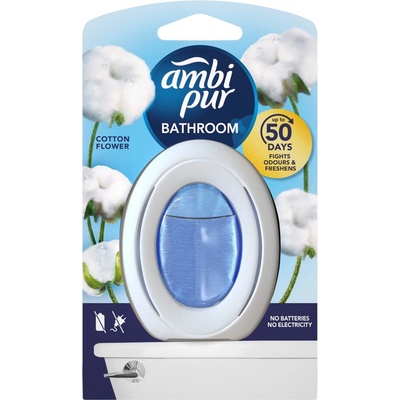 Ambi Pur Bathroom Cotton Flower gélový osviežovač vzuduchu do kúpeľne 7,5 ml