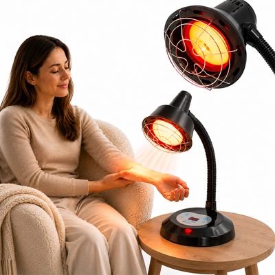 Sollux s časovačom a 100 % UV filtrom - 275 W - čierna