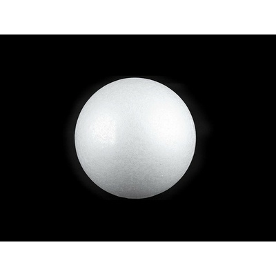Koule Ø7,5 cm polystyren bílá 10 ks
