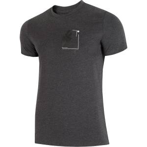 4F Мъжка Тениска 4F TSM003 Dark Grey (TSM003)