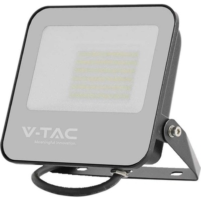 V-TAC 50W LED Прожектор 4000K Черно Тяло Сиво Стъкло 160lm/W 5год. Гаранция - 23694 (23694)