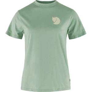 Fjällräven Дамска тениска Fjällräven Women's Fox Boxy Logo Tee T-shirt - Misty Green - размер XL (116-9069-0815)