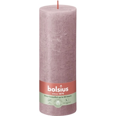 Bolsius Bolsius Polska Sprzedaż sp. z o. o. Валяк Bolsius Rustic Shine Roller 68×190 mm - пепел от роза (розов)