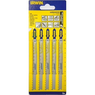 IRWIN List pil.přím. sada BIM-T345xF 132 dřevo,kov 5ks
