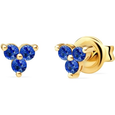 Savicki žluté zlato modré safíry SAVMAYK1000101640