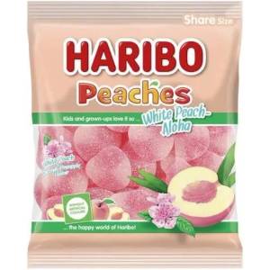 Haribo бяла праскова с кокос 175 г
