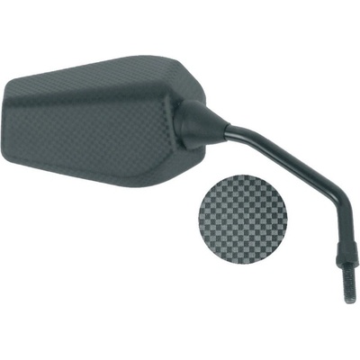 VICMA pravé zrcátko, průměr závitu 8mm, levá/pravá strana, barva carbon DERBI ATLANTIS, GP1, PEUGEOT XPS 50 2003-2009 (E151D)