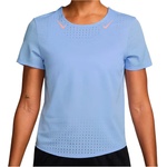 Nike Дамска тениска Nike Women's Aeroswift Dri-Fit ADV Top S/S Running shirt - Aluminum / Atomic Pink - размер XS (916-7763-0111)