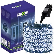ISO TRADE Vianočné svetlá do exteriéru 500LED 35m - studená biela
