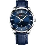 Curren Мъжки часовник Curren Ultramont, Кожа, Син (CURREN-8365-BLUE-SILVER) Часовници