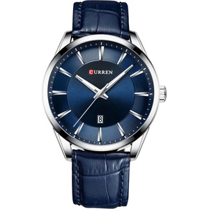 Curren Мъжки часовник Curren Ultramont, Кожа, Син (CURREN-8365-BLUE-SILVER) Часовници