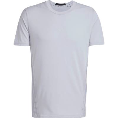 adidas Мъжка спортна тениска adidas D4T Workout 3 Stripes T-Shirt Sport shirt - Halo Silver - размер XL (217-0475-0214)