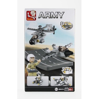 Sluban B0537C Aircraft Carrier Raketomet 3v1 125 ks