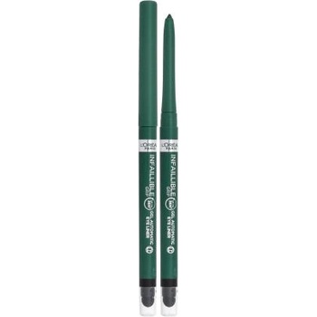 L'Oréal Infaillible Grip 36H Gel Automatic Eye Liner дълготрайна гел очна линия 1.2 g нюанс 008 Emerald Green