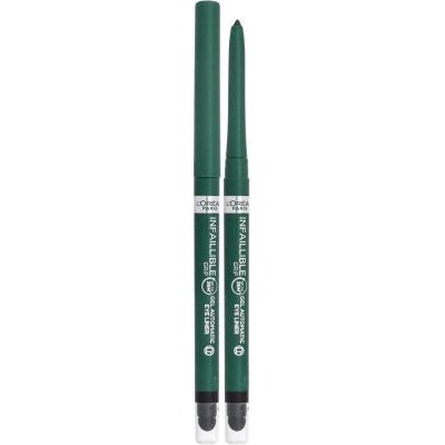 L'Oréal Infaillible Grip 36H Gel Automatic Eye Liner дълготрайна гел очна линия 1.2 g нюанс 008 Emerald Green