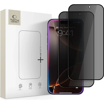 Tech-Protect glass spy+ 2-ПАК iphone 16 pro max / 17 pro max С ПОВЕРИТЕЛНА ЗАЩИТА (5906302319329)