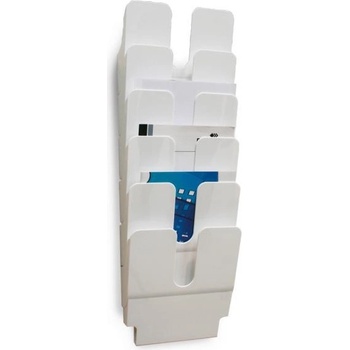 Durable Sada stojanov na prospekty FLEXIPLUS 6 A4 biela