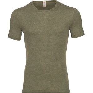 Engel Мъжко копринено термобельо Engel Shirt S/S Merino base layer - Olive - размер 50/52 (EU) (014-0746-0611)