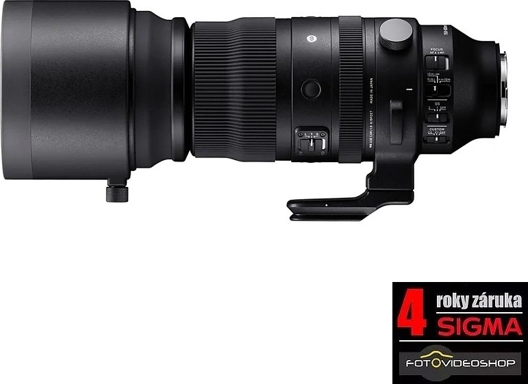 SIGMA 150-600 mm f/5-6.3 DG DN OS Sports Sony E-mount od 1 340