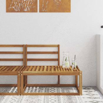 vidaXL Външен край на диван Естествен 91 x 63 x 73 см (900473)