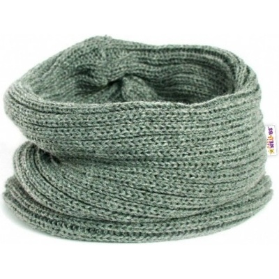 Baby Nellys Pletený nákrčník/komínek šedý – Zboží Mobilmania