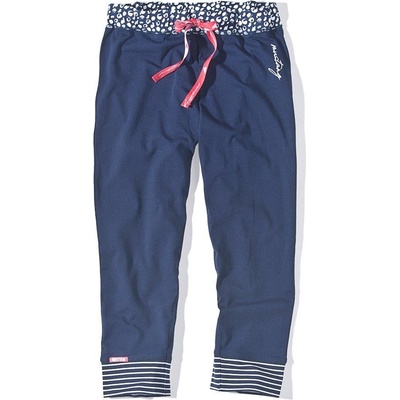 Mustang Cleo dámské kapri kalhoty modré – Zboží Mobilmania