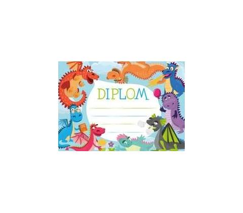 Diplom A4 Draci