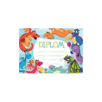 Diplom A4 Draci