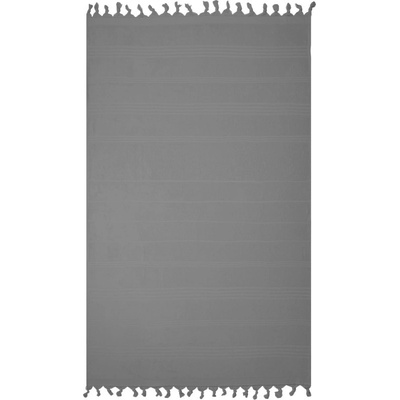 The One Towelling Ručník Hamam Terry 100 x 165 cm COT48102067099 dark grey Šedá tmavá