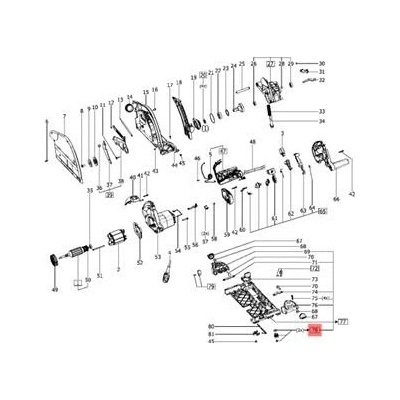 Festool Regulač.kolečko TS 55 EBQ ET-BG (náhradní díl) 491720