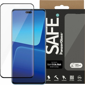 Panzer Стъклен протектор Safe за Xiaomi 13 Lite 5G CaseFriendly - Черен