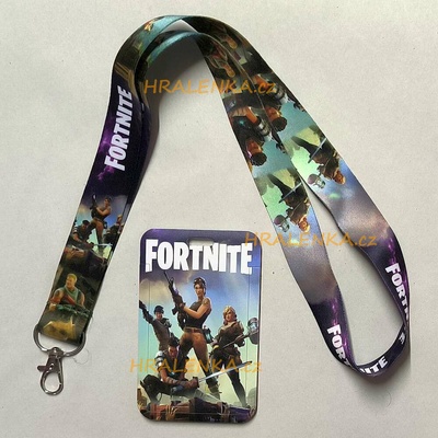 Šňůrka na krk 26156 s cedulkou na ID karty Fortnite