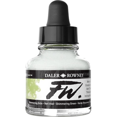 Daler Rowney FW Акрилно мастило Shimmering Green 29, 5 ml 1 бр (160029714)
