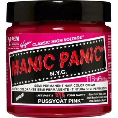 Manic Panic Klasická barva na vlasy High Voltage Pussycat Pink (Růžová)