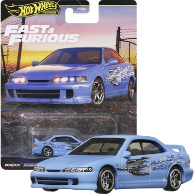 Mattel Hot Wheels Premium Rychle a zběsile CUSTOM ACURA INTEGRA SEDAN GSR 1/5