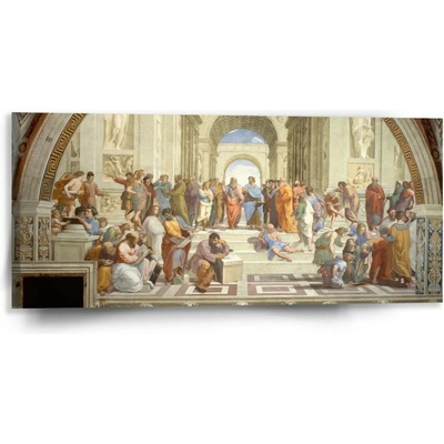 Sablio Obraz Athénská škola - Raffael Santi - 110x50 cm
