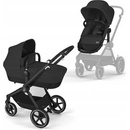 Cybex Eos Basic 3v1 Kombinovaný Rám Černý + Adaptéry + Autosedačka Aton B2 I-Size Moon Black 2023