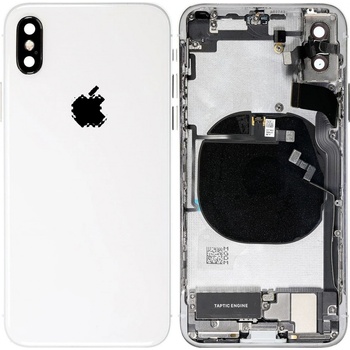 Kryt Apple iPhone X zadní Housing s Malými Díly stříbrný