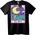 NOONEBRAND Тениска Карикатурна Таро Карта Луната - 3XL, Black