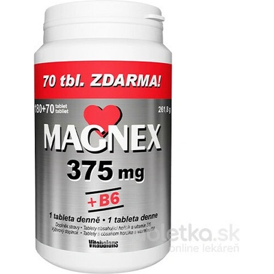 Vitabalans Magnex 375 mg + B6 250 tabliet