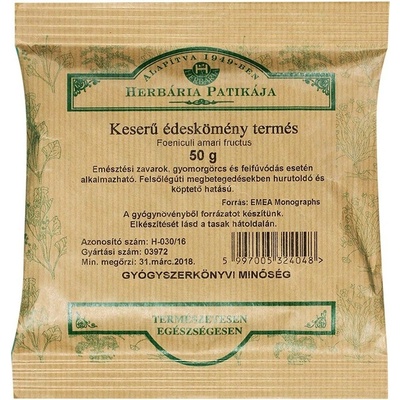 Herbária čaj Fenikel obyčajný plod 50 g