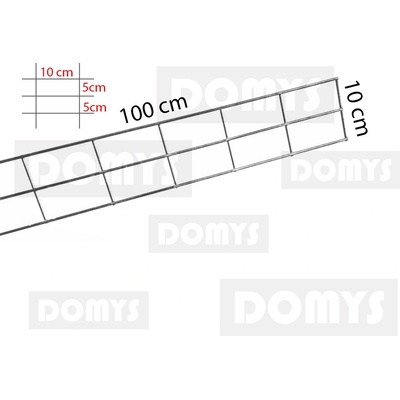 DOMYS Gabionová síť 100x10 cm (oko 10x5)