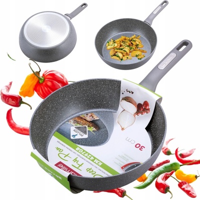 Kamille Tradičná panvica KM-4297GR žulová 30 cm