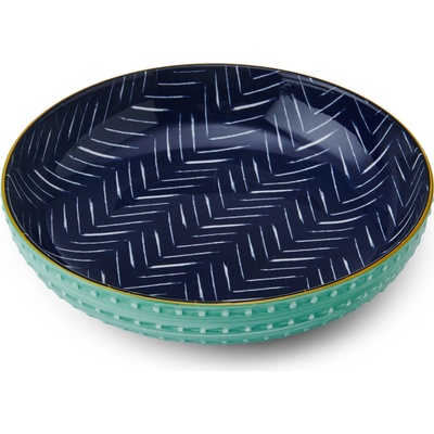 Mikasa Coupe Miska indigo chevron kamenina 21 cm