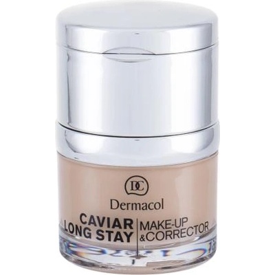 Dermacol Caviar Long Stay Make-Up & Corrector фон дьо тен и коректор с екстракт от хайвер 30 ml нюанс 2 Fair