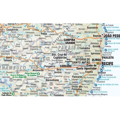 Brazílie mapa 1:4 000 000 Borch
