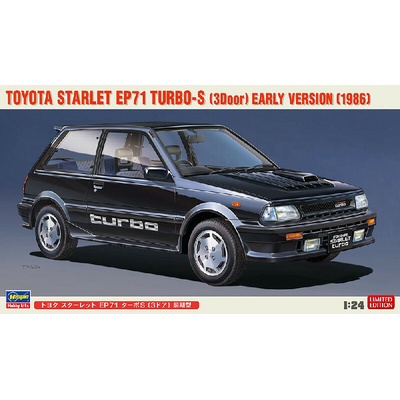 Hasegawa Toyota Starlet EP 71 Turbo 3-door 1:24