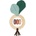 Tiny Love Еко Дървена дрънкалка Tiny Love Garden of Adventures, 0м+ (Wooden Beet Rattle)